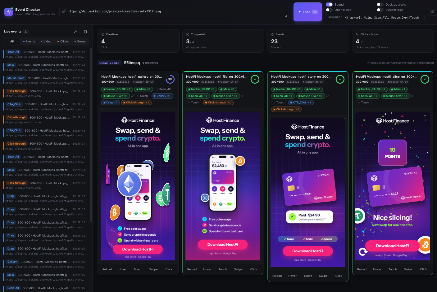 Event checker